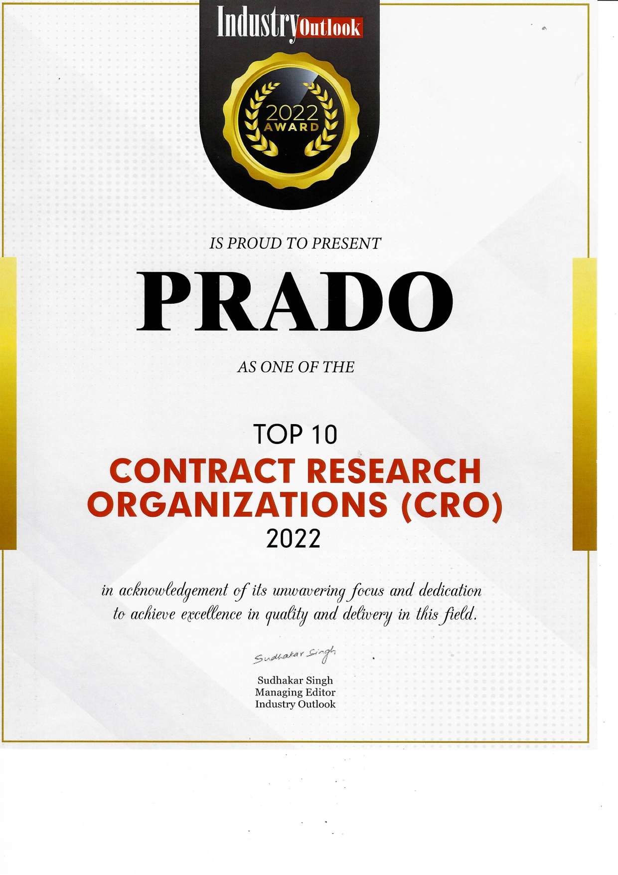 Top 10 Contract Research Organization